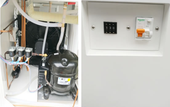 高低溫試驗機制冷系統及施耐德漏電開關
